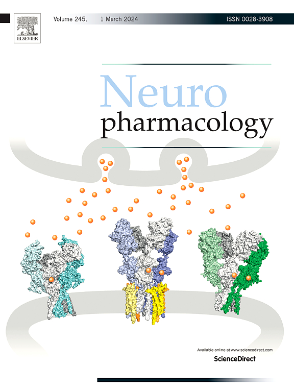 Go to journal home page - Neuropharmacology